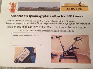 Sponsra en cykel